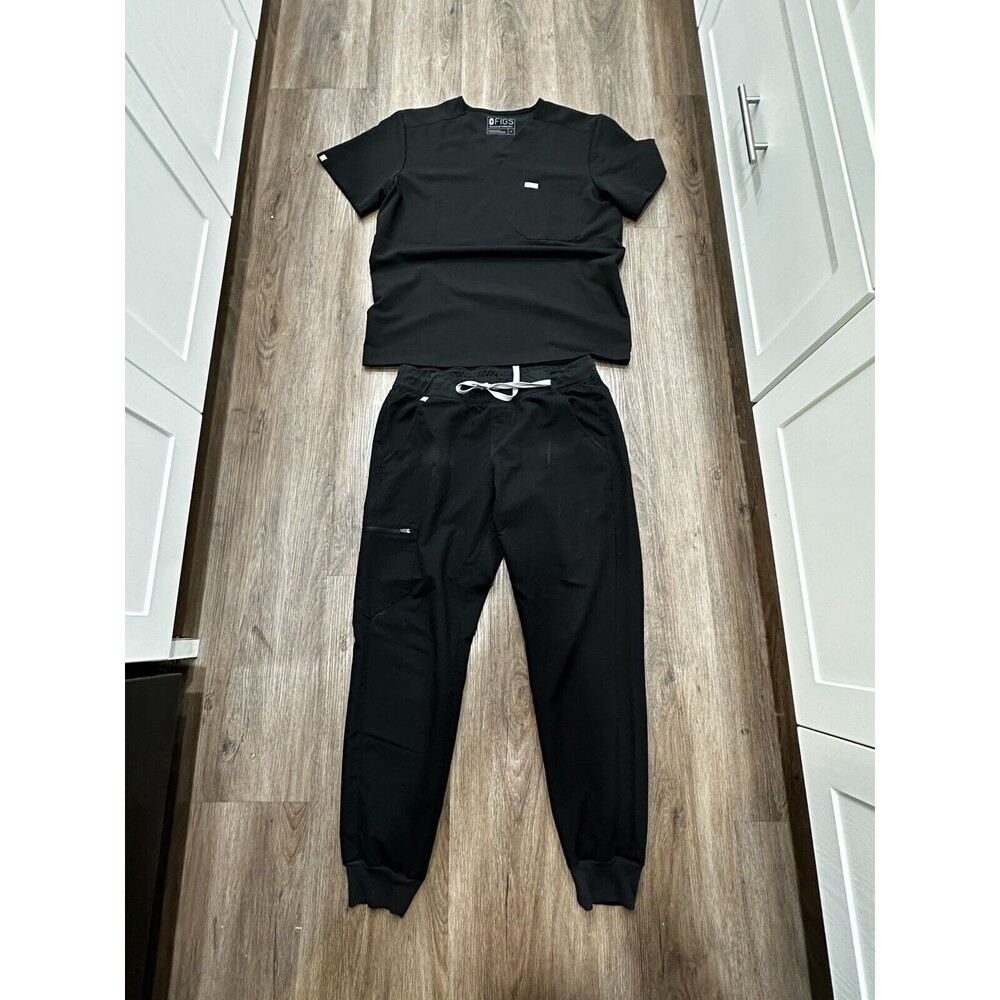 Figs Technical Collection Women’s Scrub Set Sz M Nepal Jogger Scrub Pant…